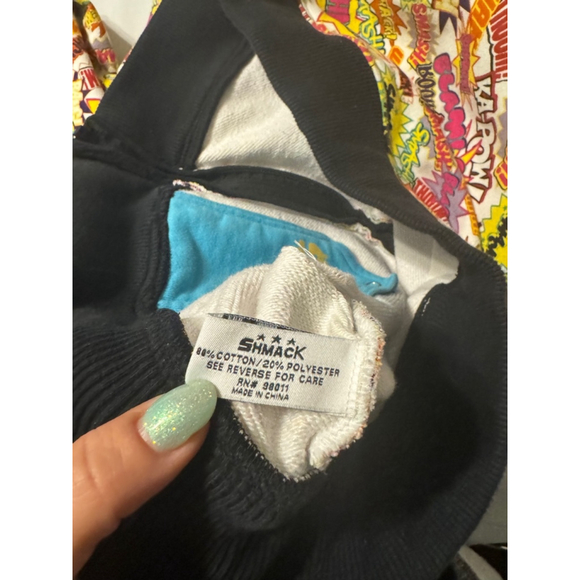 Y2K 2000s Shady Limited Company Zip-up Jacket Comic Book Inspired Pattern L - Picture 4 of 7